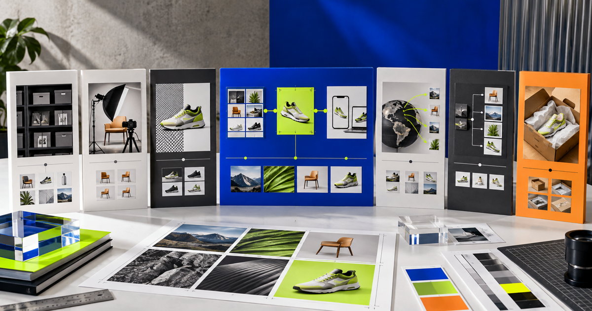 Best Shopify DAM apps and integrations Editorial product media composition for best shopify dam apps and integrations