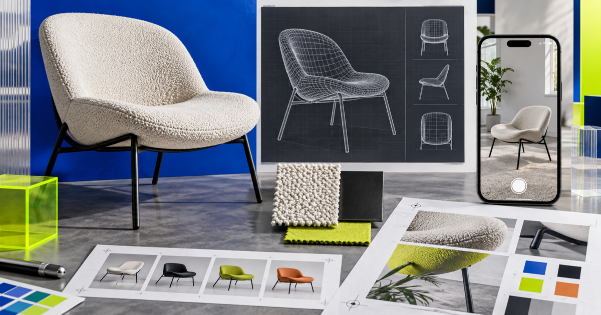 Managing 3D and AR assets for ecommerce Editorial product media composition for managing 3d and ar assets for ecommerce